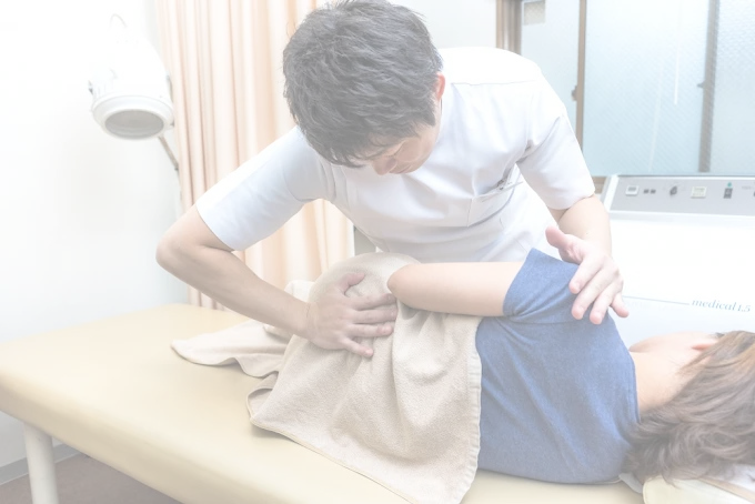 河辺リーフ鍼灸整骨院の施術風景