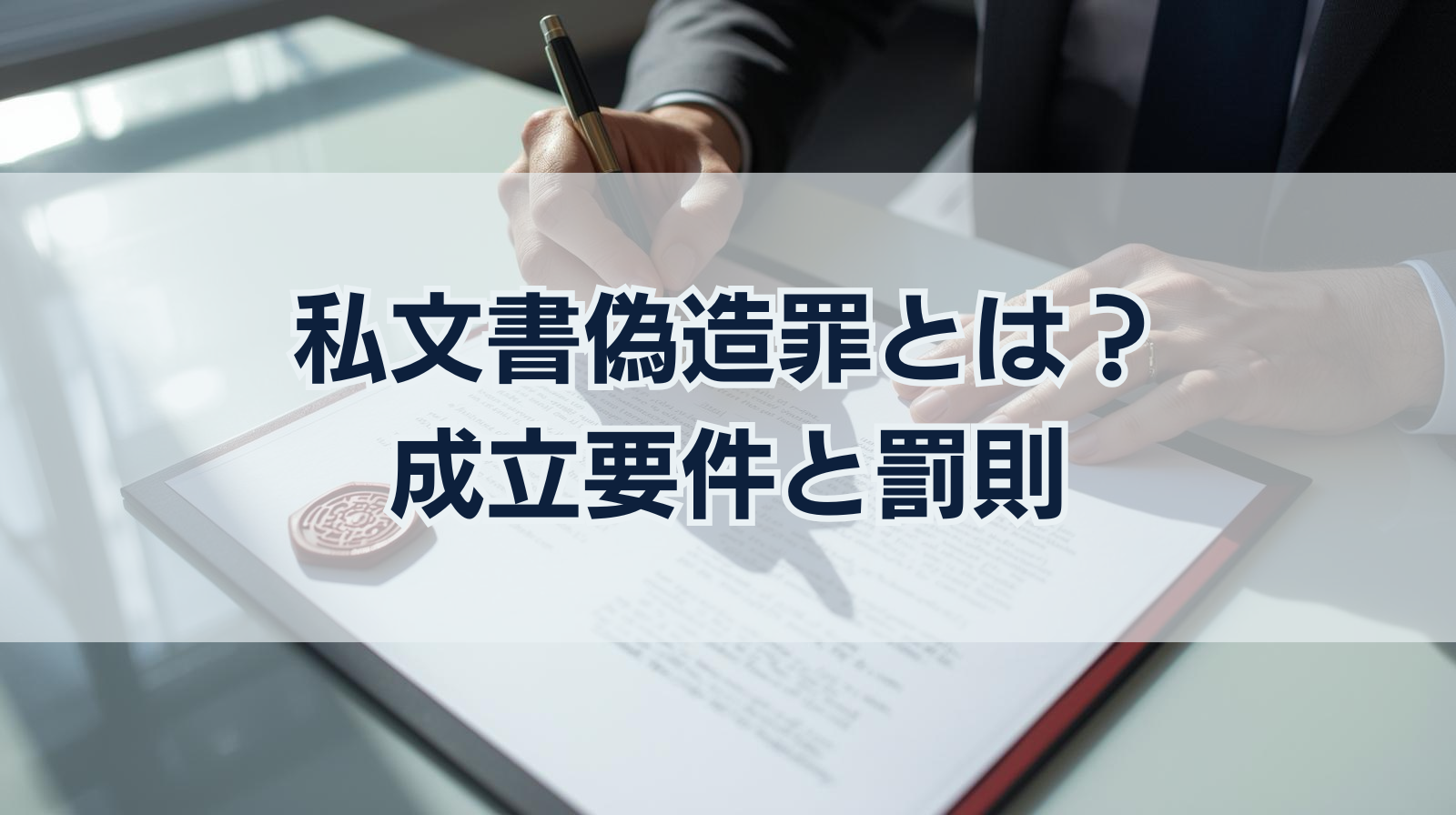 私文書偽造罪とは？電子契約・PDFの改ざんは犯罪？成立要件と罰則 | 刑事事件の相談は弁護士法人ネクスパート法律事務所