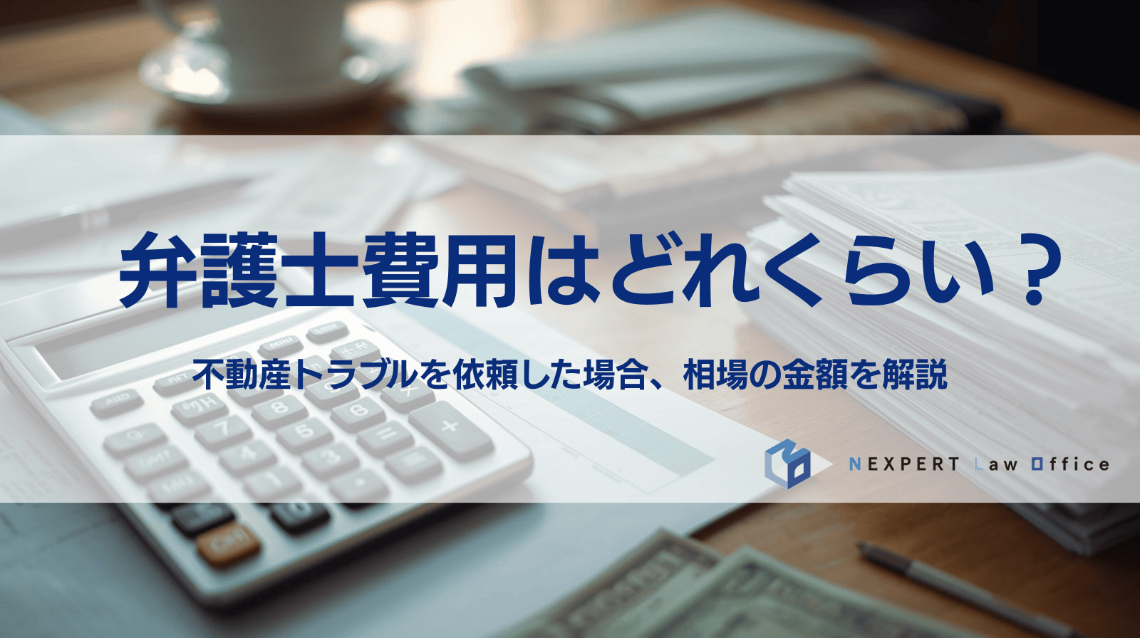 弁護士費用はどれくらい？ 不動産トラブルを依頼した場合、相場の金額を解説