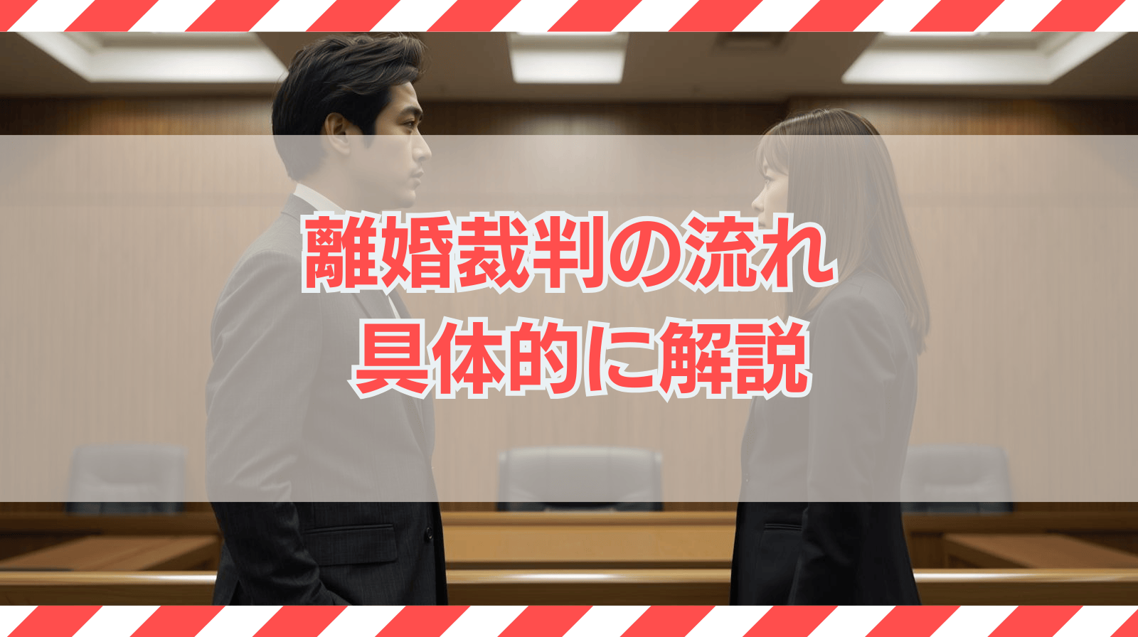 離婚裁判の流れ 具体的に解説