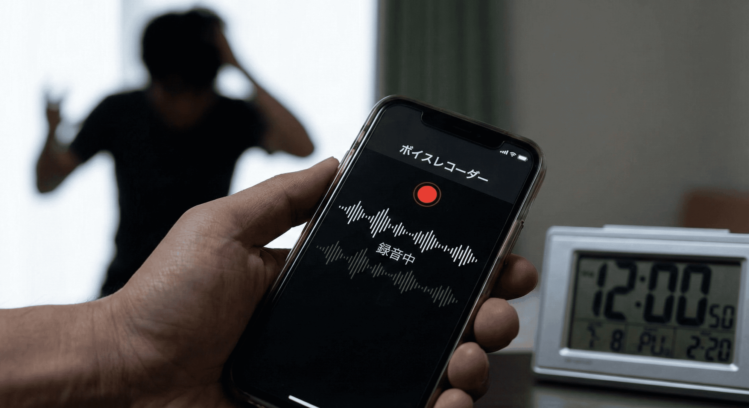 ボイスレコーダーのイラスト