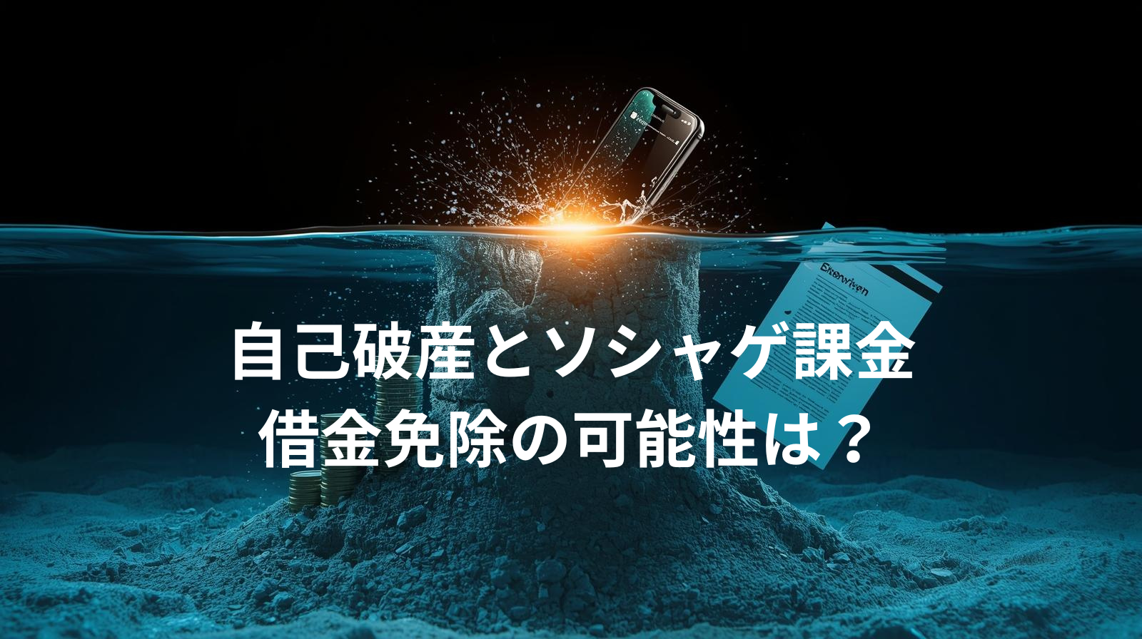 自己破産とソシャゲ課金 借金免除の可能性は?