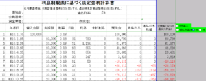 引き直し計算