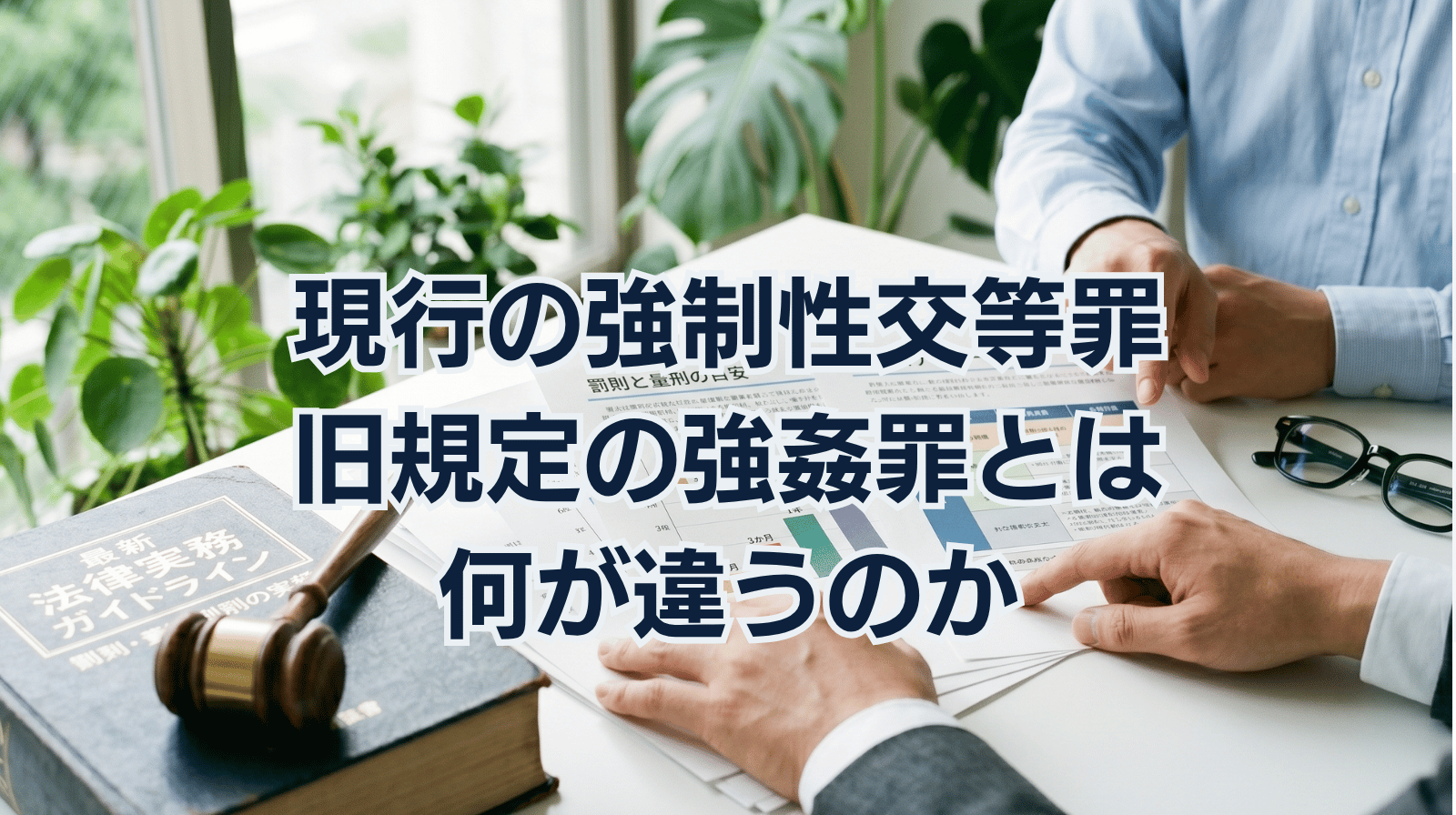 現行の強制性交等罪は、旧規定の強姦罪とは何がどう違うのか