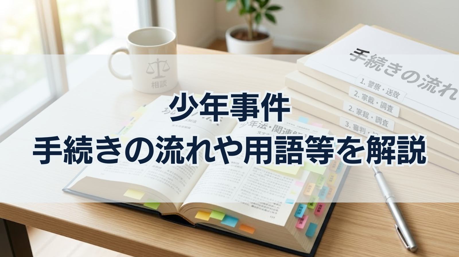 少年事件｜手続きの流れや用語等を詳しく解説