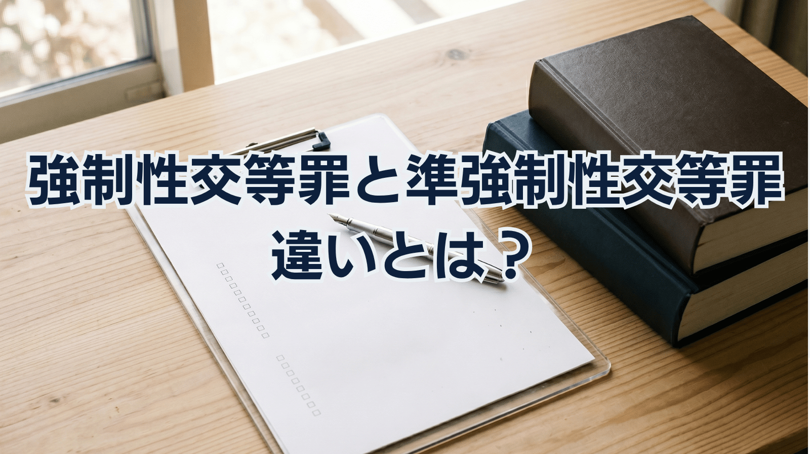 強制性交等罪と準強制性交等罪との違いとは？