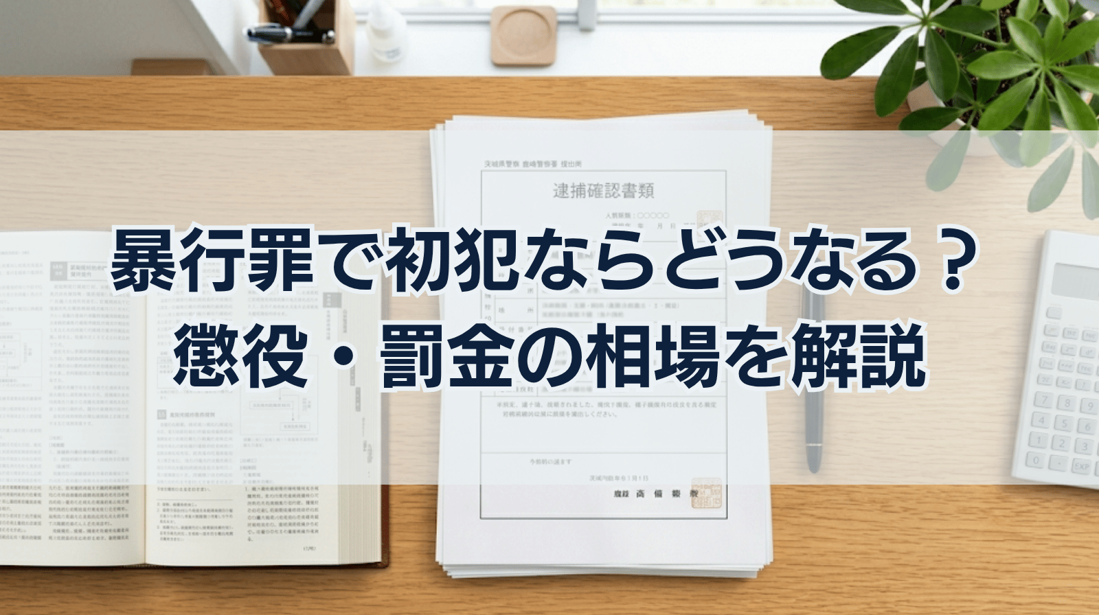 暴行罪で初犯の場合の刑事処分はどうなる？懲役、罰金の相場を公開
