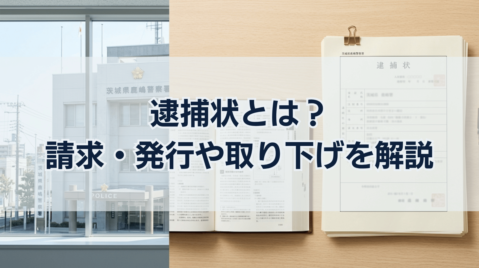 逮捕状とは？逮捕状の請求・発行や取り下げ等について解説