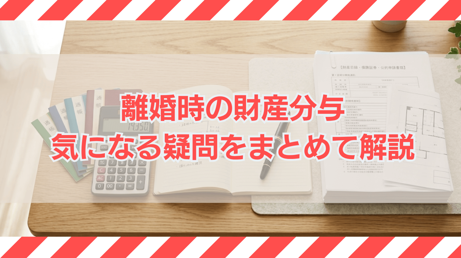 離婚時の財産分与に関して生じるあらゆる疑問点をまとめて解説