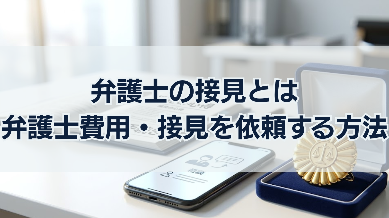 弁護士の接見とは｜弁護士費用・面会との違い・接見を依頼する方法