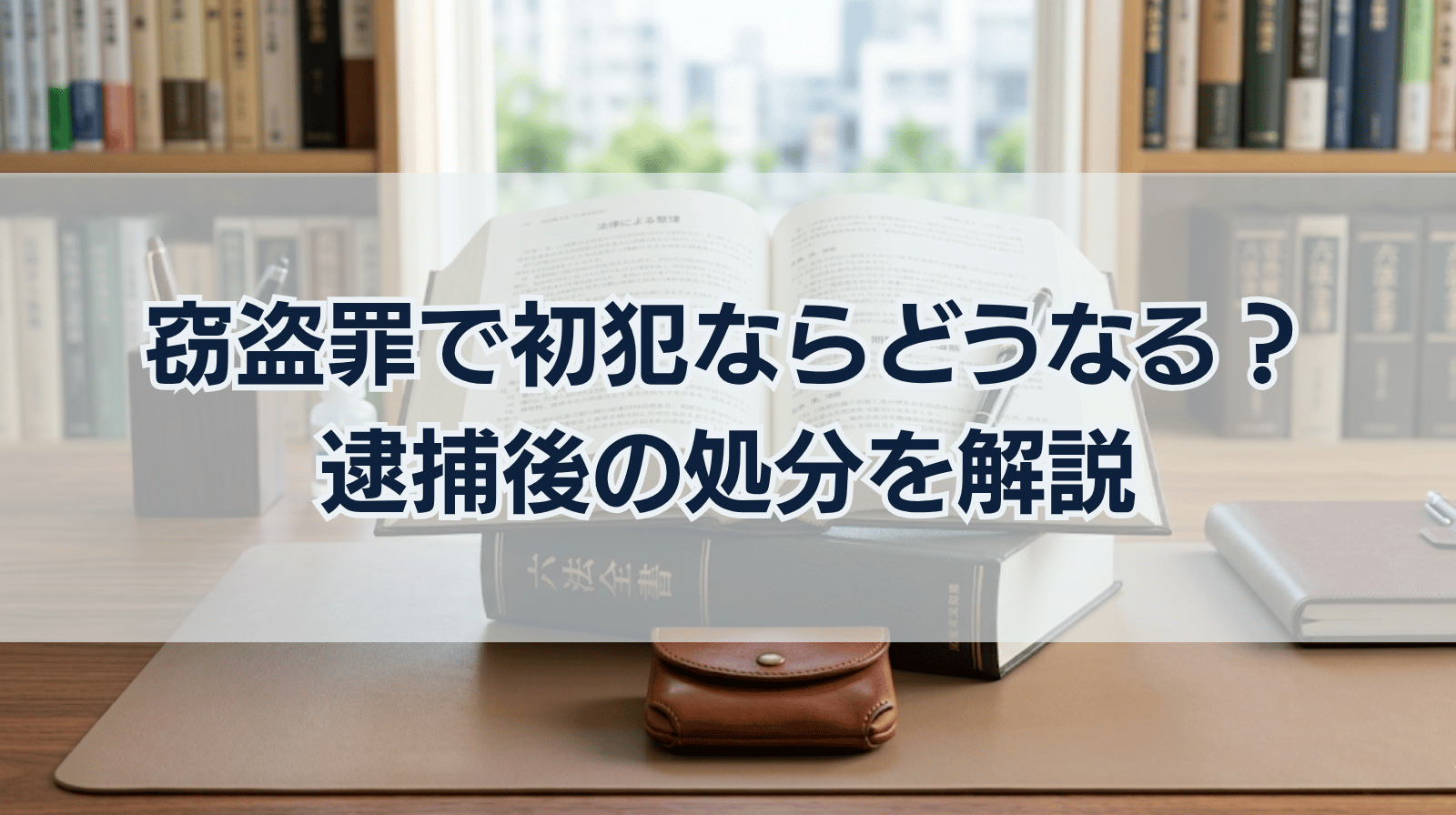 窃盗罪で逮捕｜初犯の場合、処分はどうなる？【弁護士が回答】