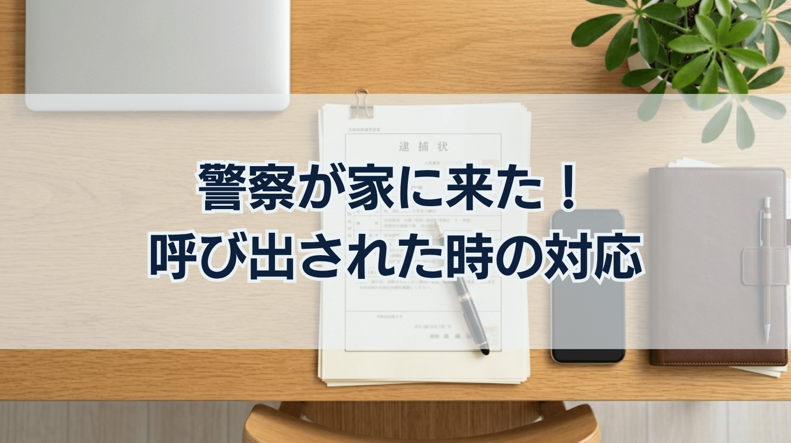 警察が家に来た・呼びだされた