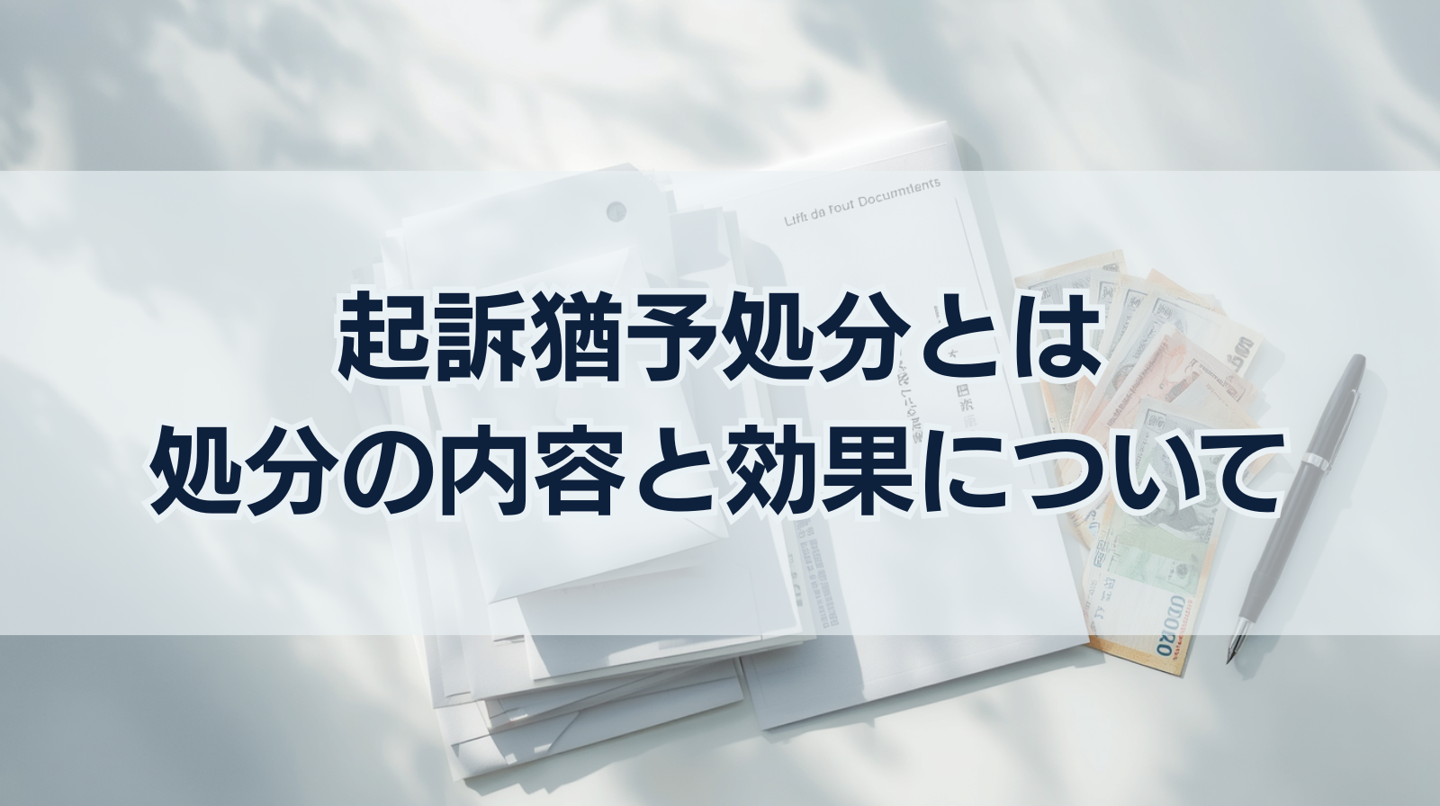 起訴猶予処分とは｜処分の内容と効果についてわかりやすく解説