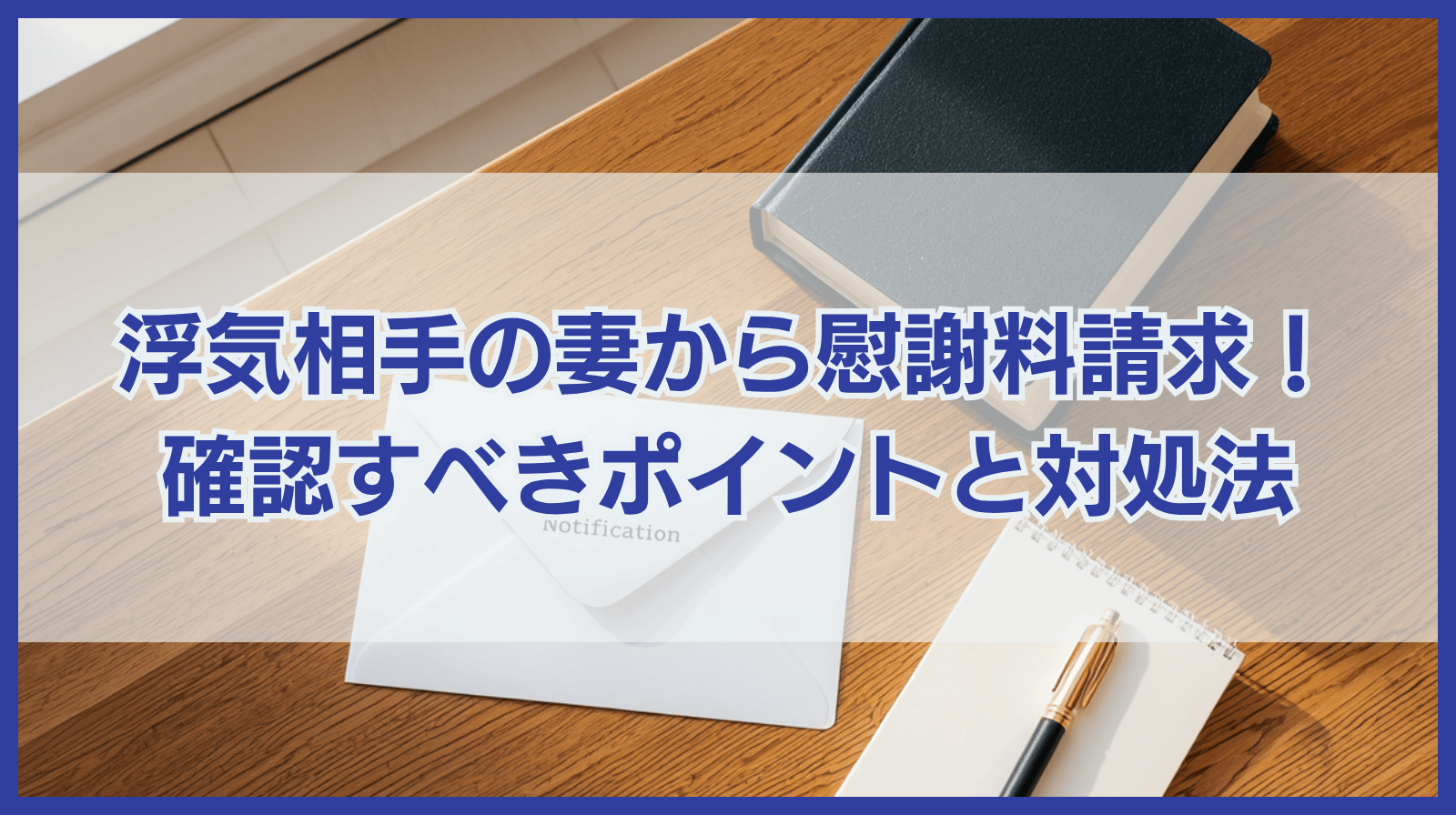 浮気相手の奥さんから慰謝料請求されたら確認すべきポイントと対処法