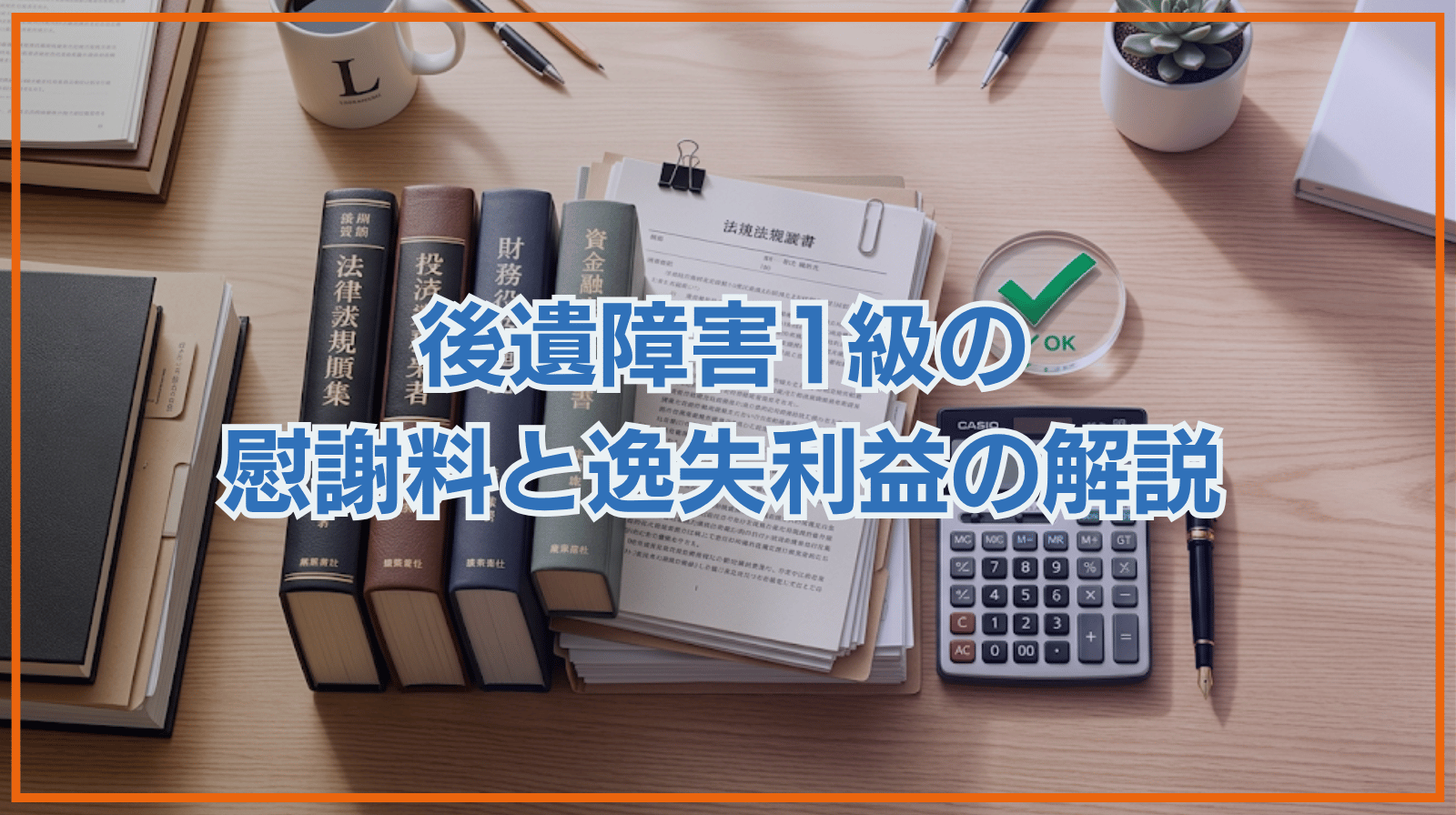 後遺障害1級の慰謝料・逸失利益について解説