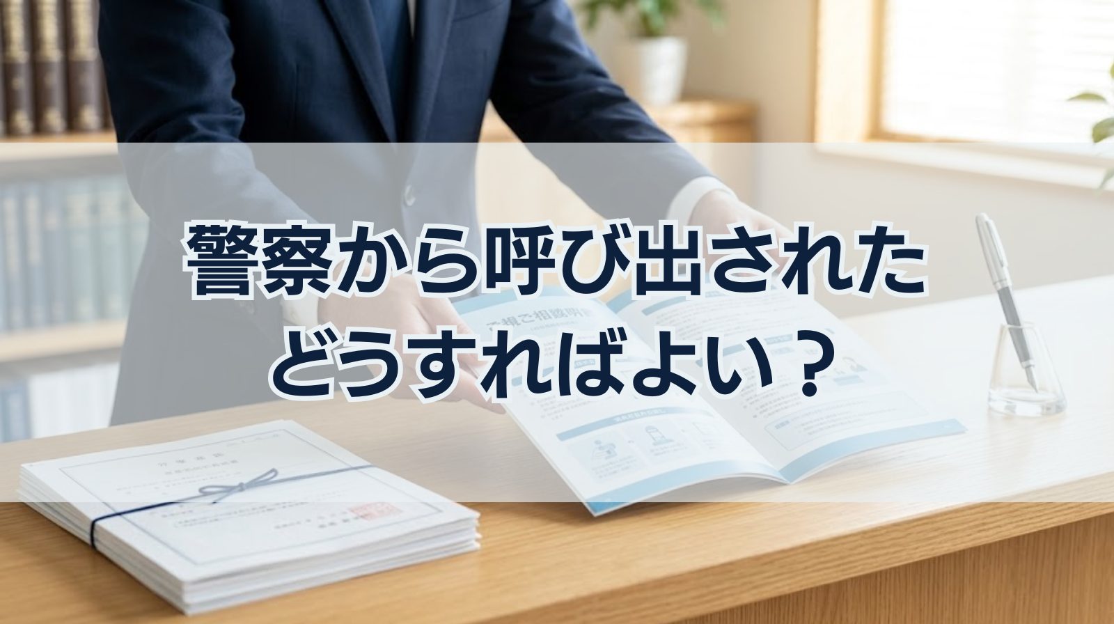 警察から呼び出された！どうなる？どうすればよい？｜弁護士に相談を！