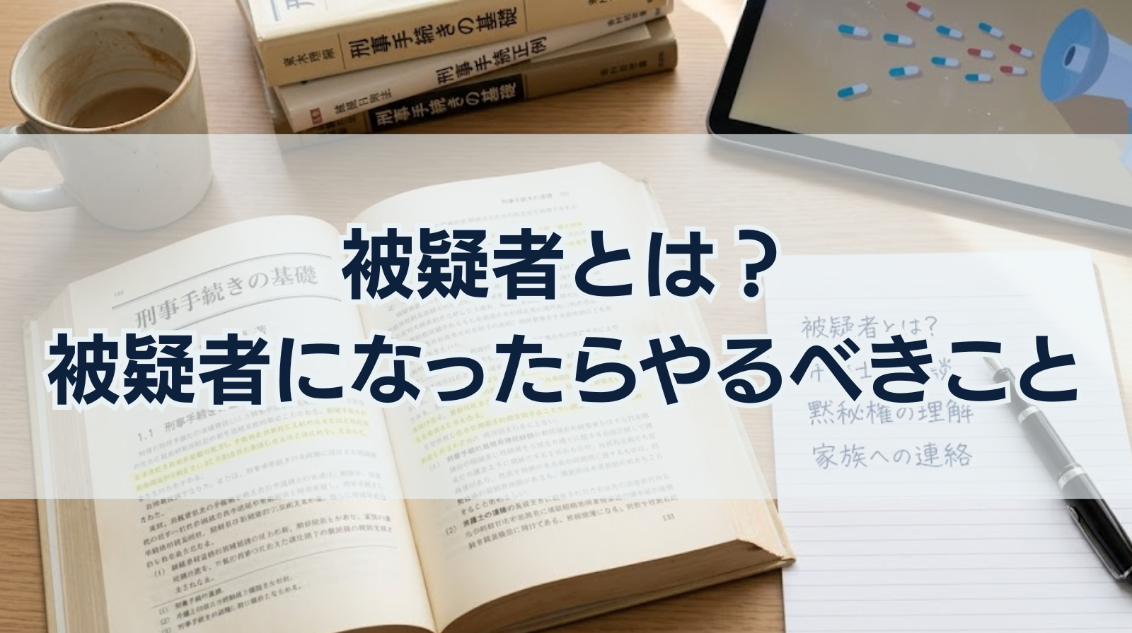 被疑者とは？｜被疑者になったらやるべきことをわかりやすく解説