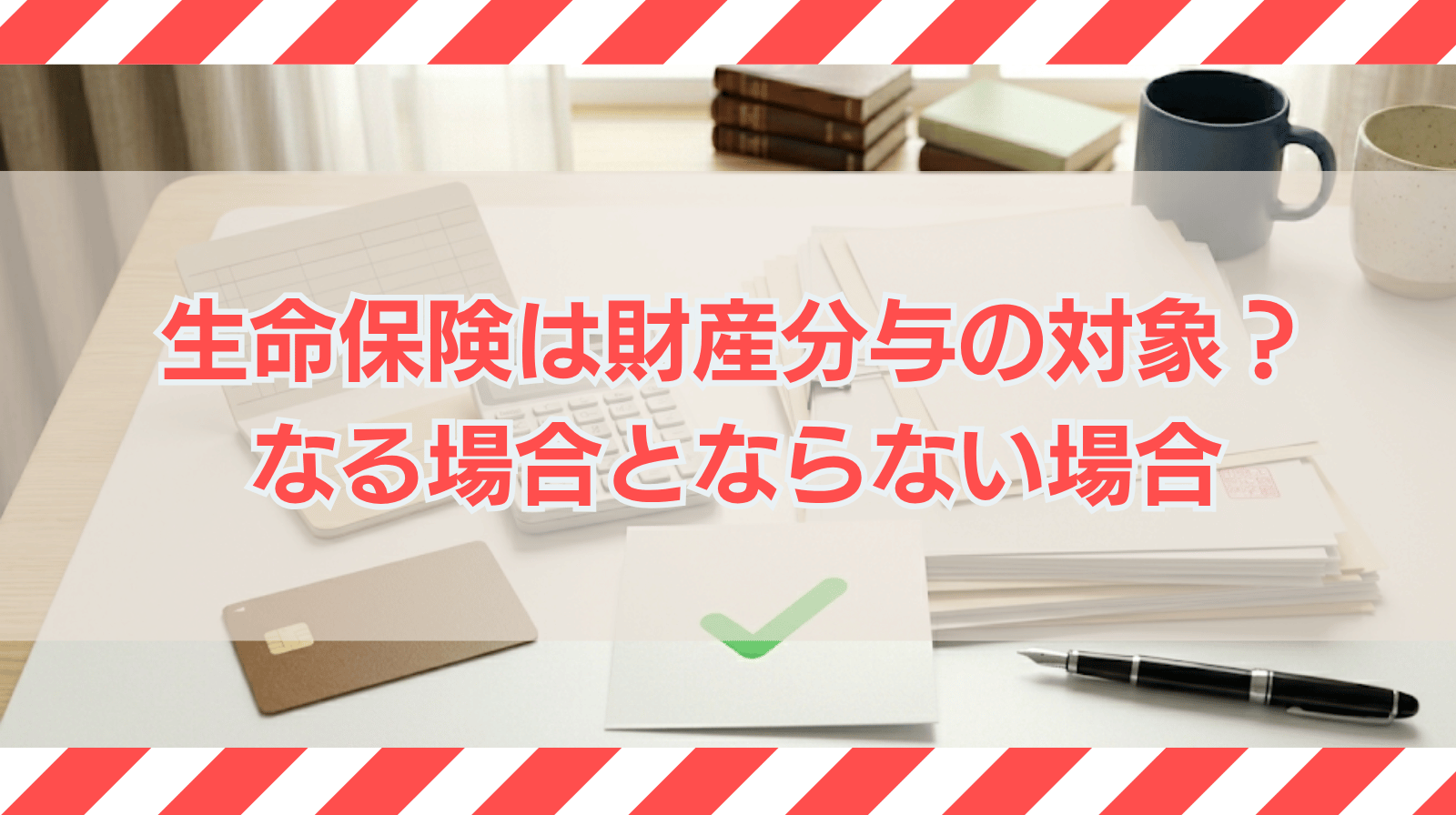 生命保険は財産分与の対象になる場合とならない場合がある！