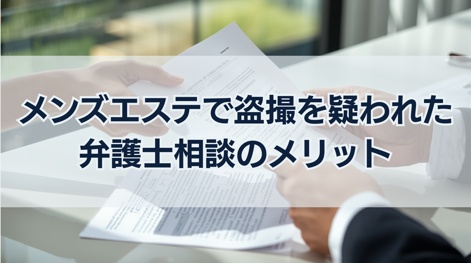 メンズエステで盗撮を疑われた場合の対応｜弁護士相談のメリットも解説