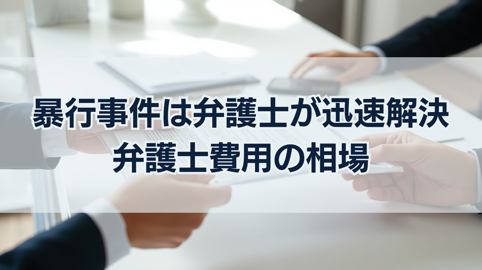 暴行事件は弁護士への依頼で迅速解決！弁護士費用の相場とリスク