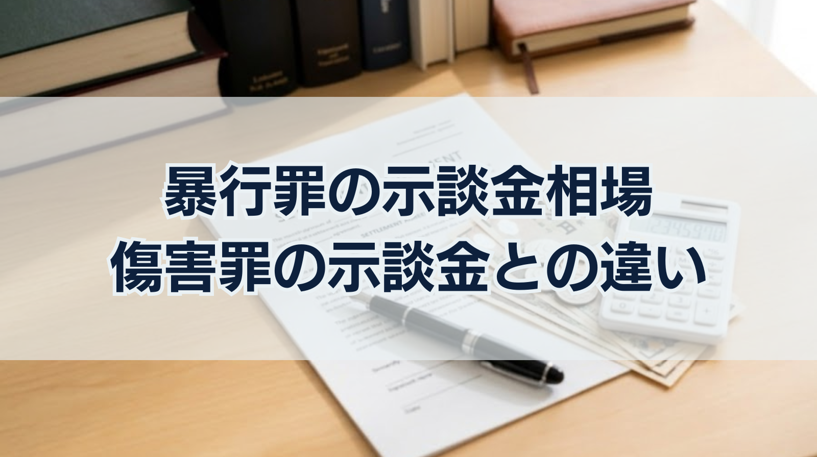暴行罪の示談金の相場｜慰謝料や傷害罪の示談金との違い