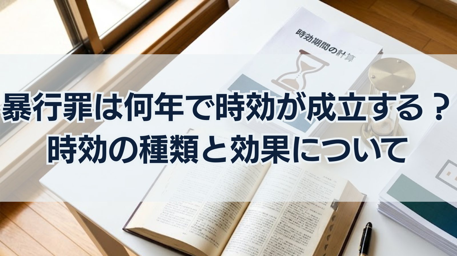 暴行罪は何年で時効が成立するのか？時効の種類と効果について解説