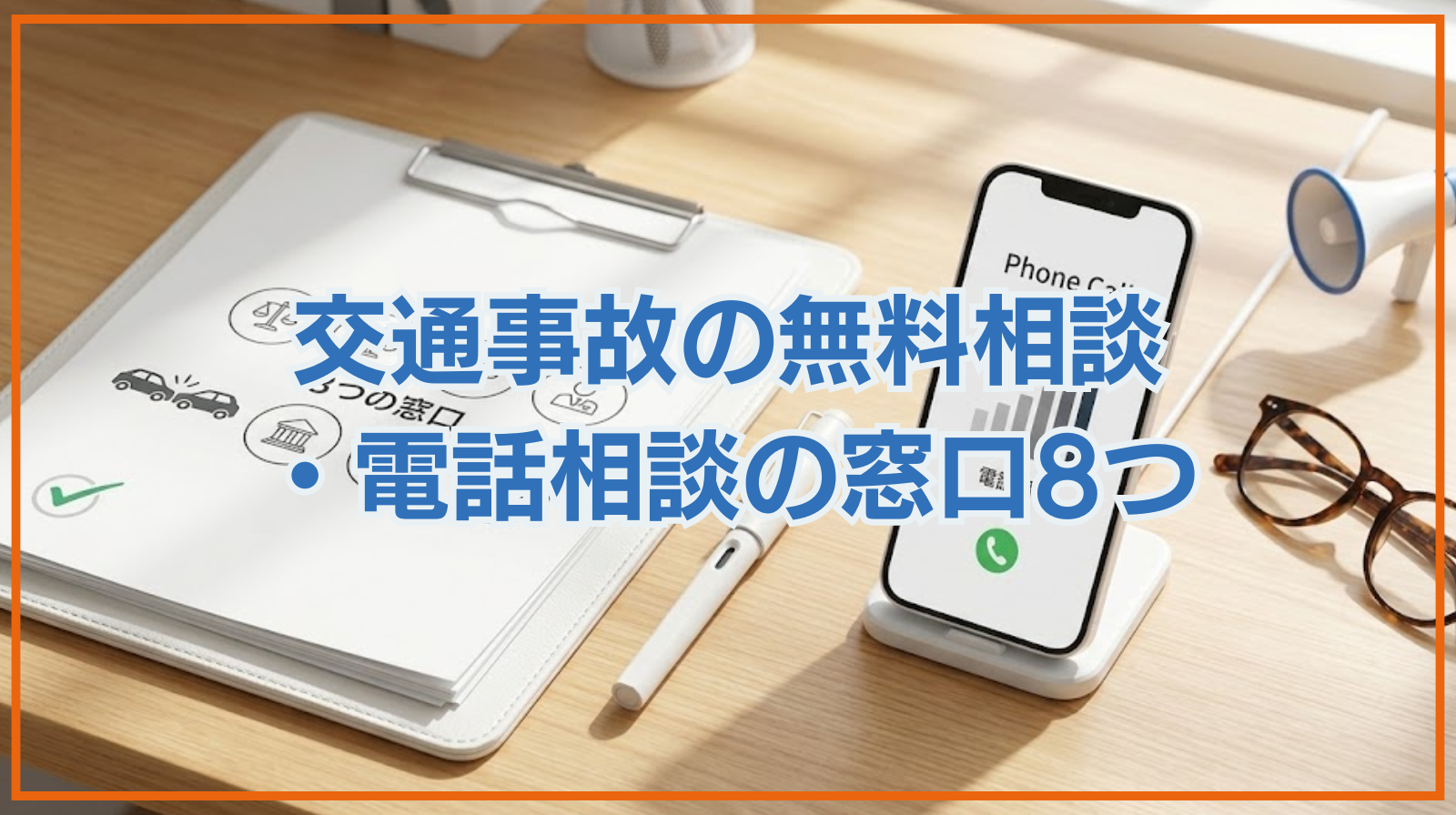 交通事故の無料相談・電話相談の窓口8つ｜無料相談の活用方法も解説