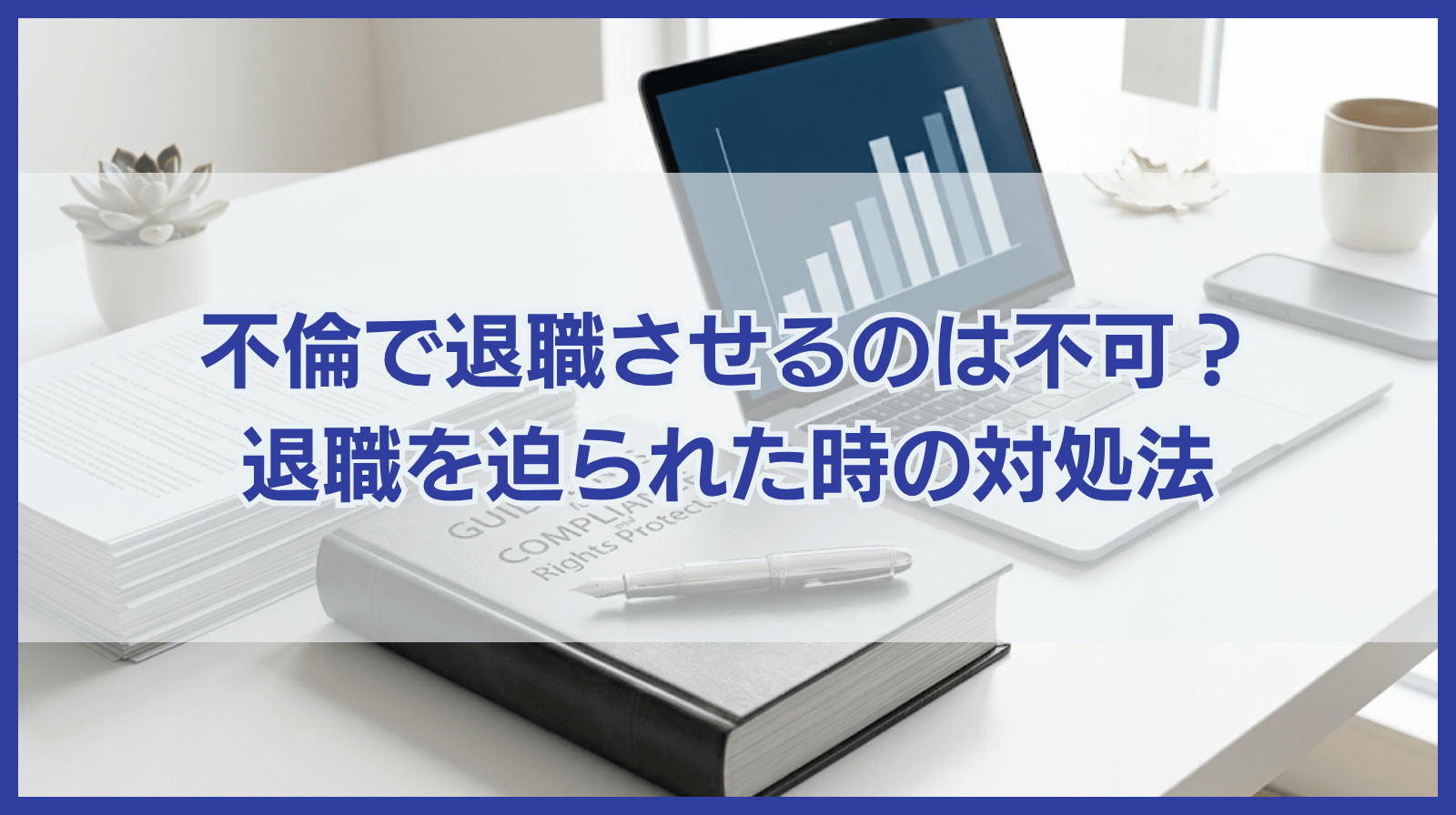 不倫で退職させることは原則不可！退職を迫られるケースと対処法