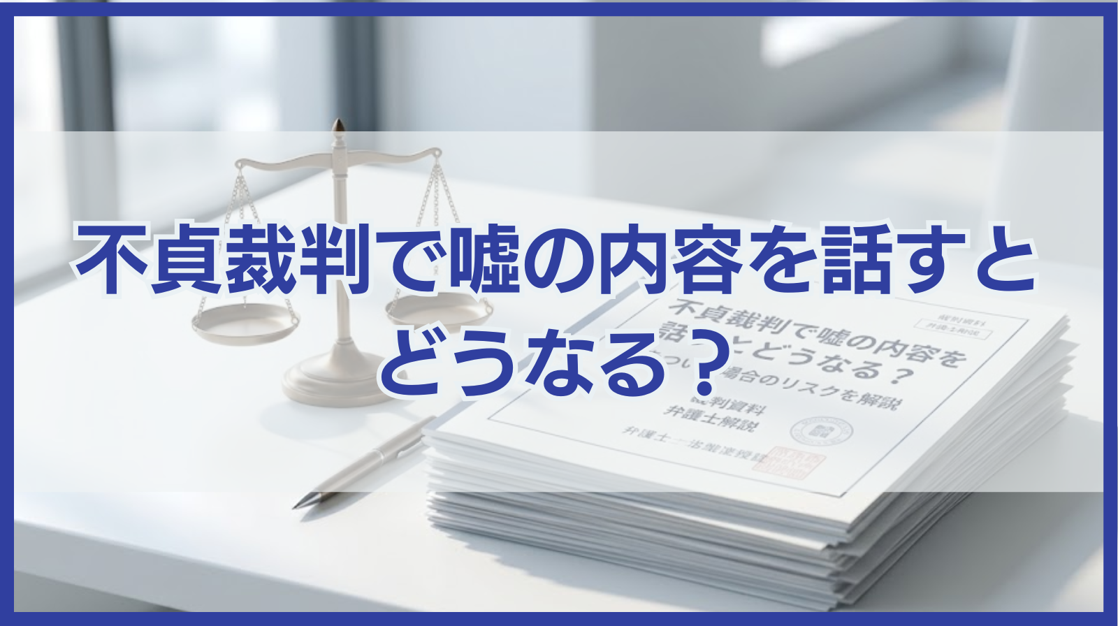 不貞裁判で噓の内容を話すとどうなる？嘘をついた場合のリスクを解説