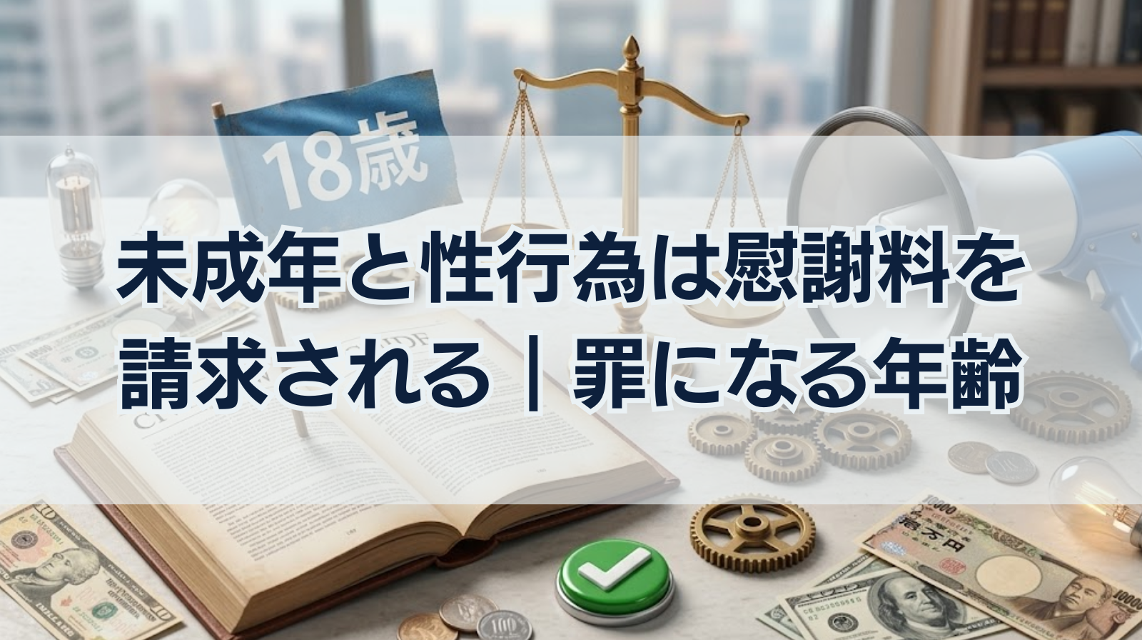 未成年と性行為は慰謝料を請求される｜罪になる年齢と慰謝料の相場