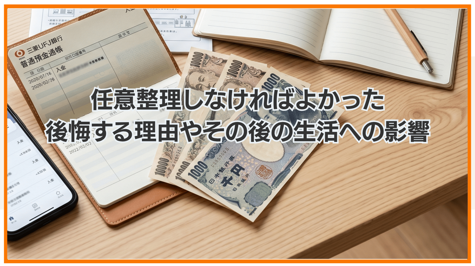 任意整理しなければよかったと後悔する理由やその後の生活への影響
