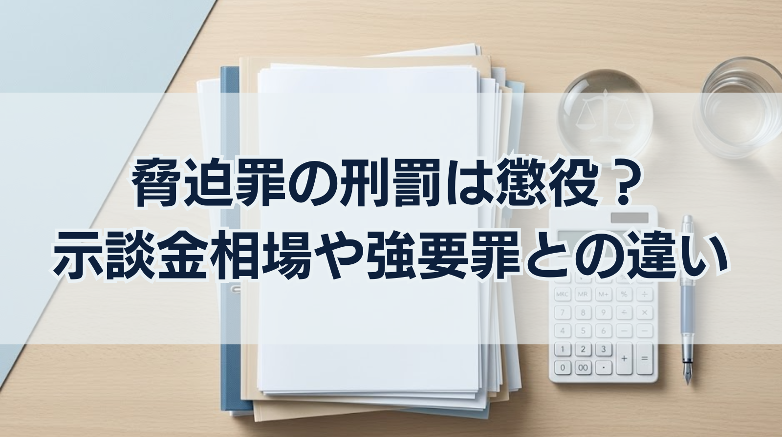 脅迫罪の刑罰は懲役？脅迫罪の示談金の相場や強要罪との違い