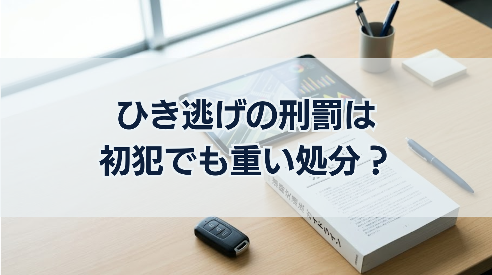 ひき逃げの刑罰は初犯でも重い処分？ひき逃げに気づかなかったら？