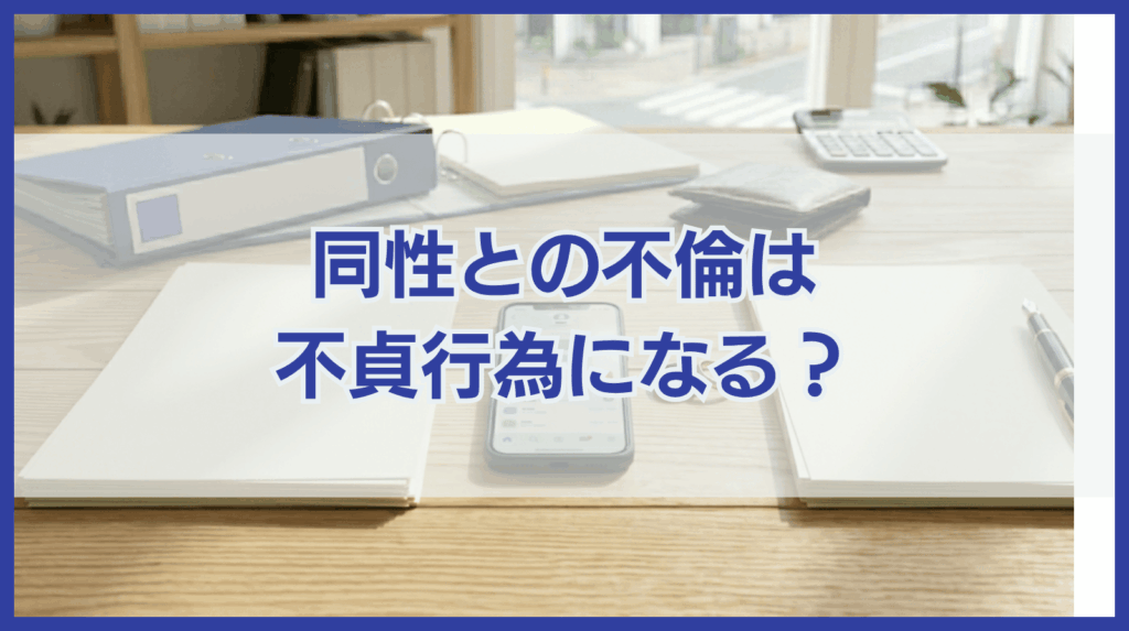 配偶者が同性と不倫!?同性間の不倫も不貞行為と認められる？