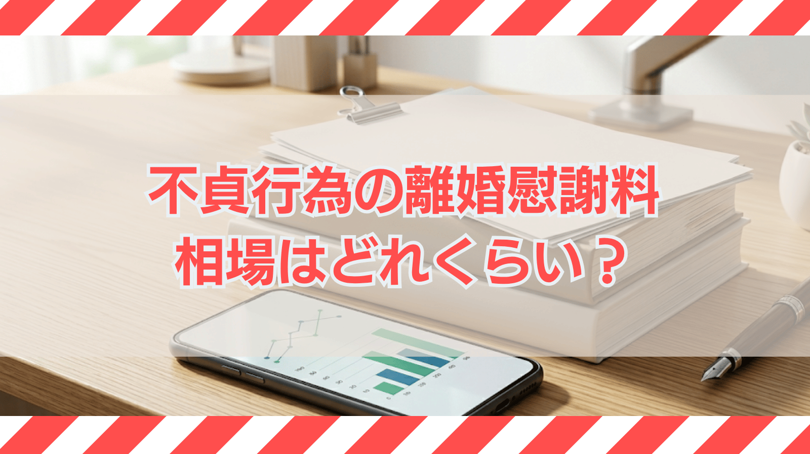 不貞行為に基づく離婚慰謝料の相場の金額はどれぐらい？