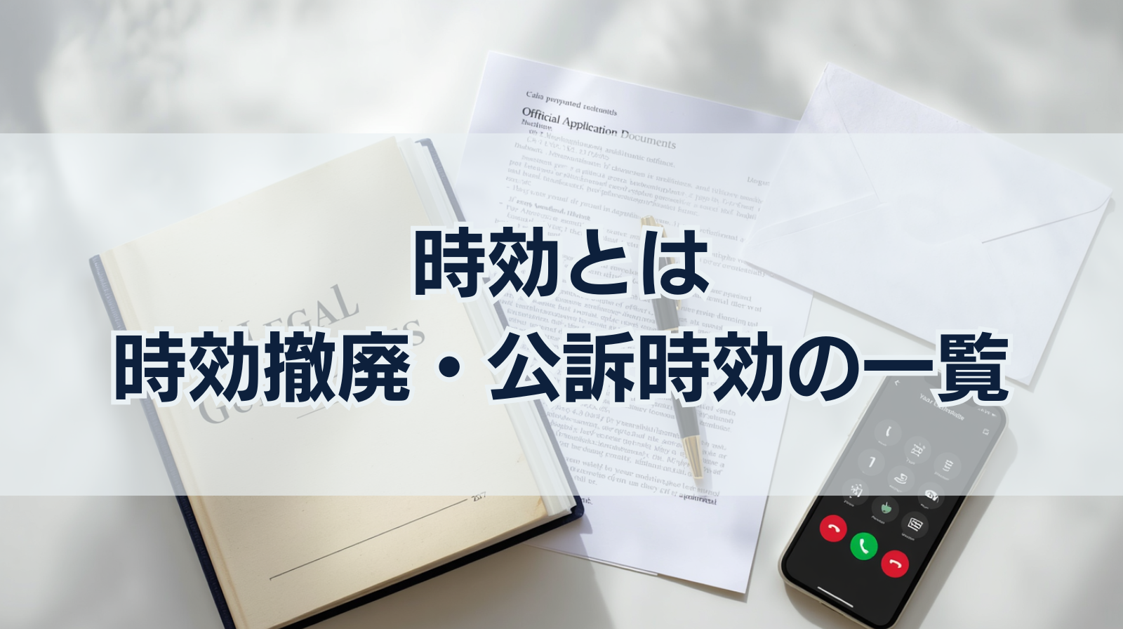 時効とは｜刑法民法の時効や時効撤廃・公訴時効の一覧を解説