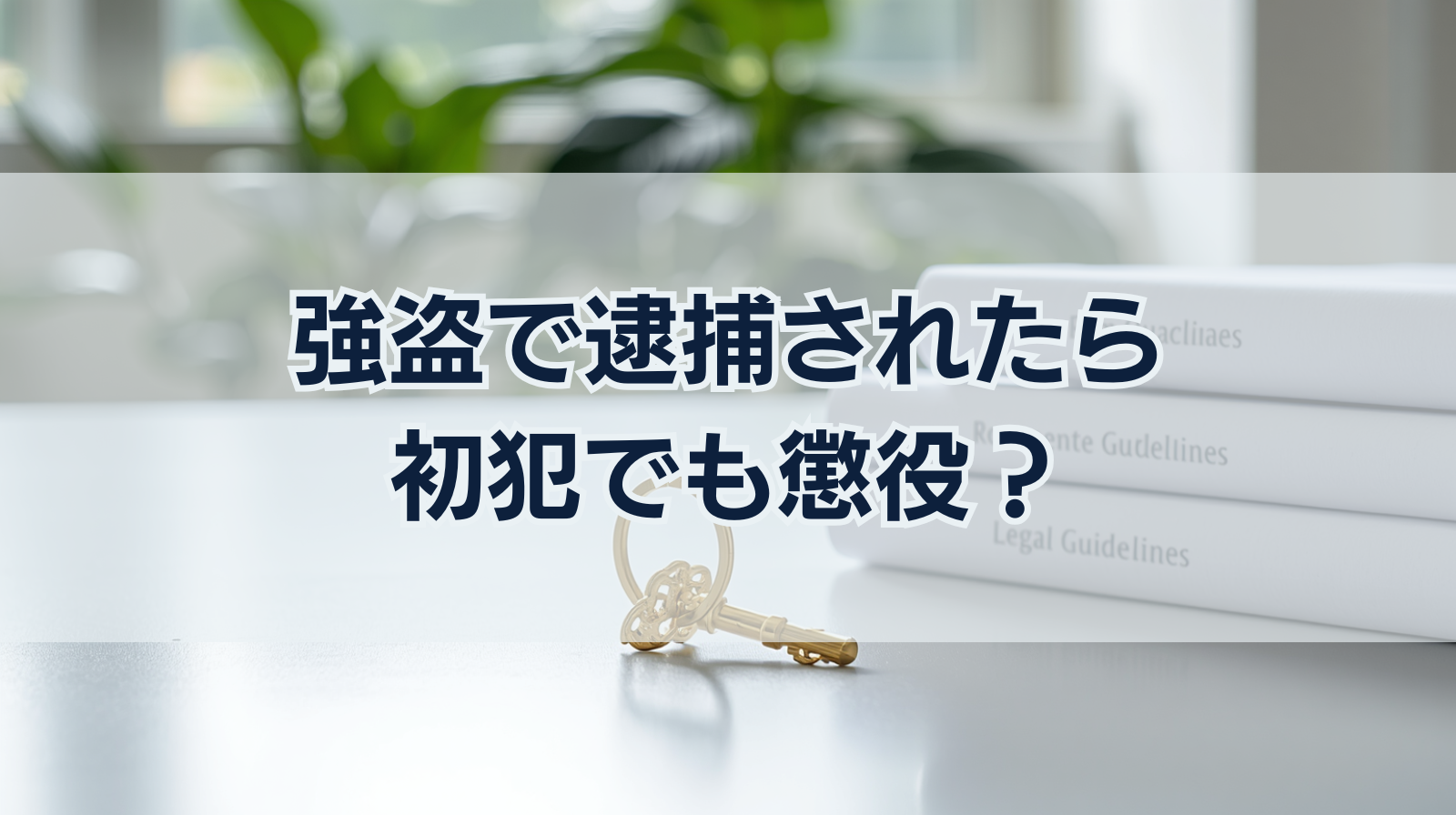 強盗で逮捕されたら初犯でも懲役？不起訴を得るためにすべきこと