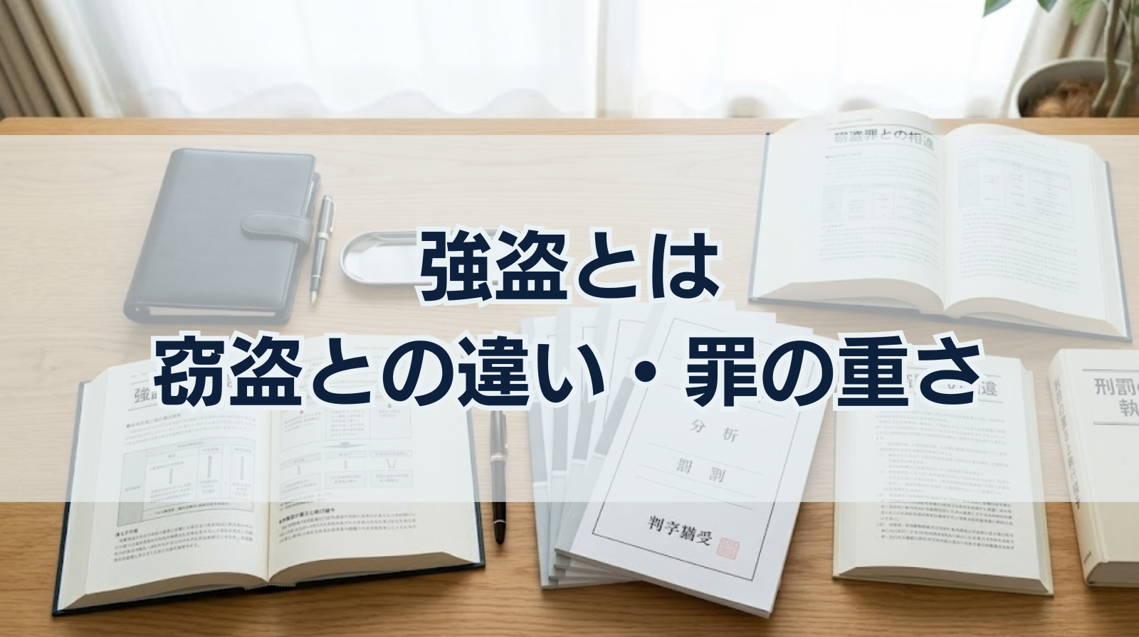 強盗とは｜強盗と窃盗の違い・罪の重さや執行猶予はつく？