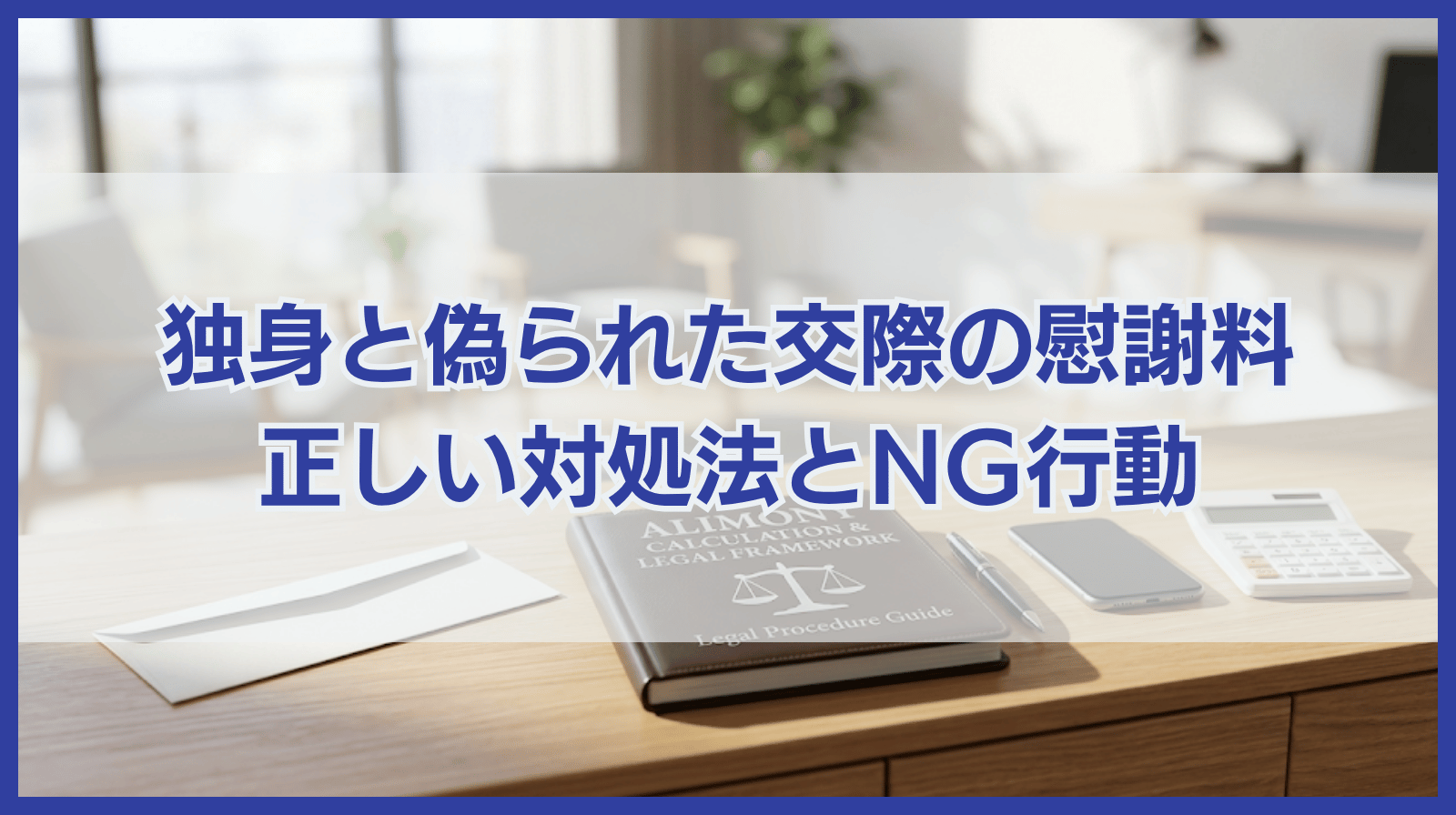 独身と偽って交際した場合の慰謝料はいくら？対処法やNG行動も紹介