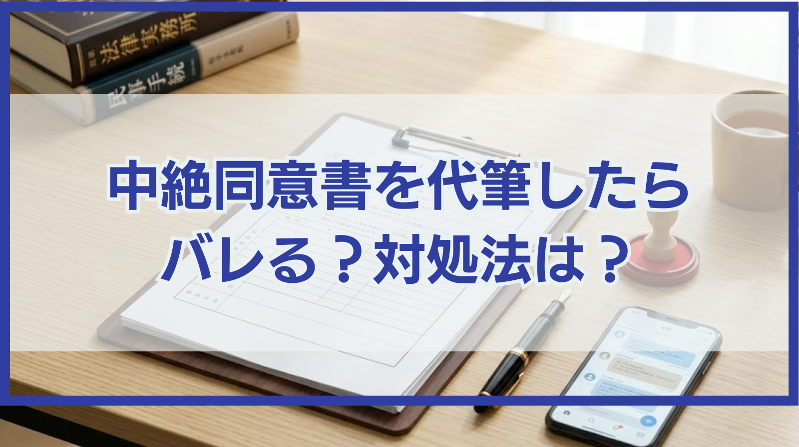 中絶同意書を代筆したらバレる？同意書の取り付けで悩んだ時の対処法