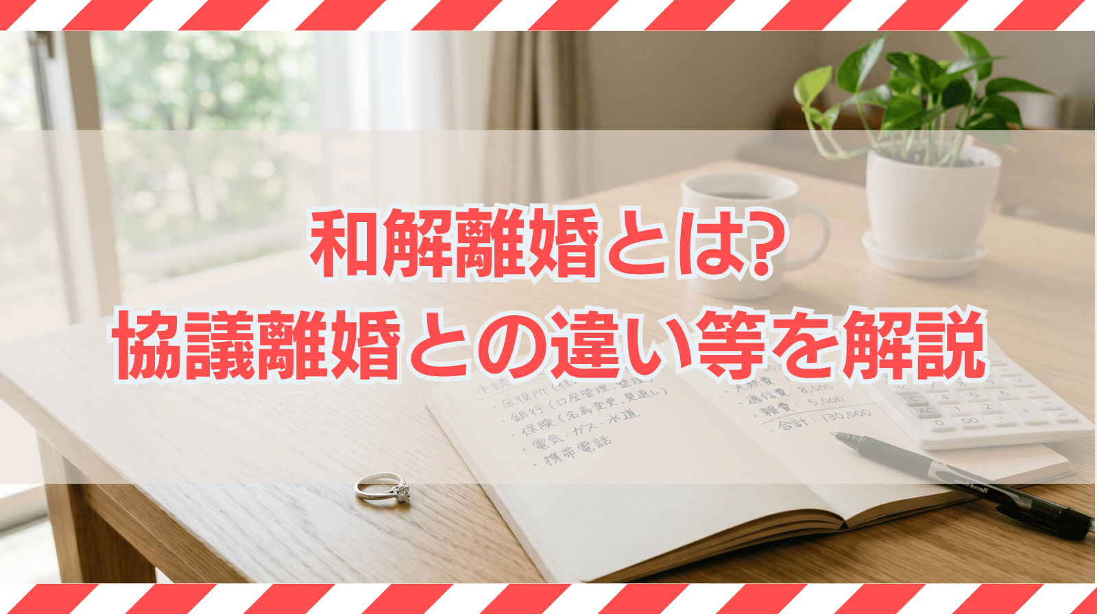 和解離婚とは｜協議離婚との違い・デメリット・流れなどを解説