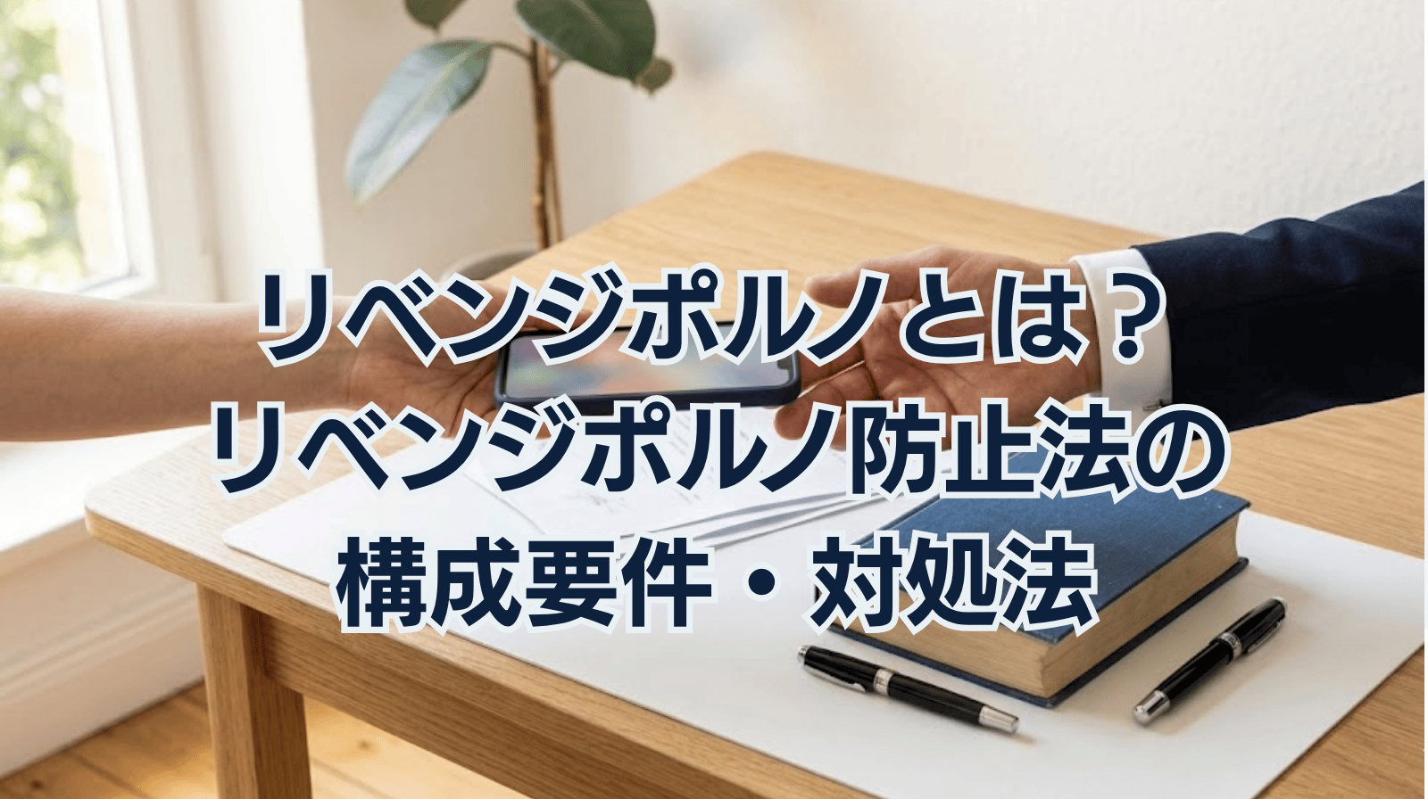 リベンジポルノとは｜リベンジポルノ防止法の構成要件・対処法