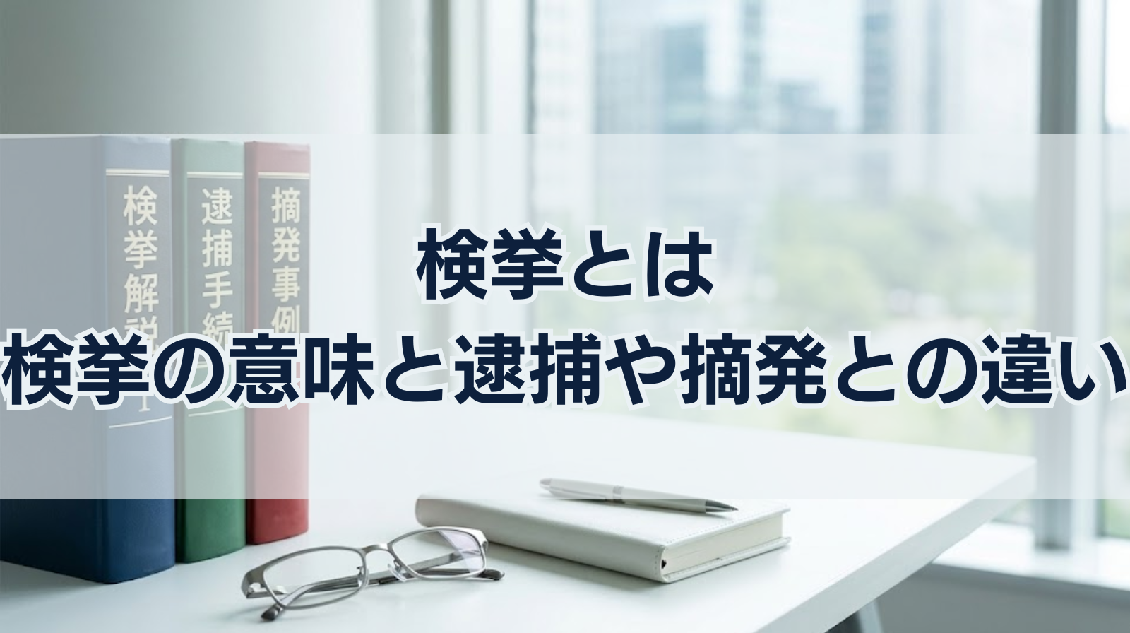 検挙とは｜検挙の意味と逮捕や摘発との違い