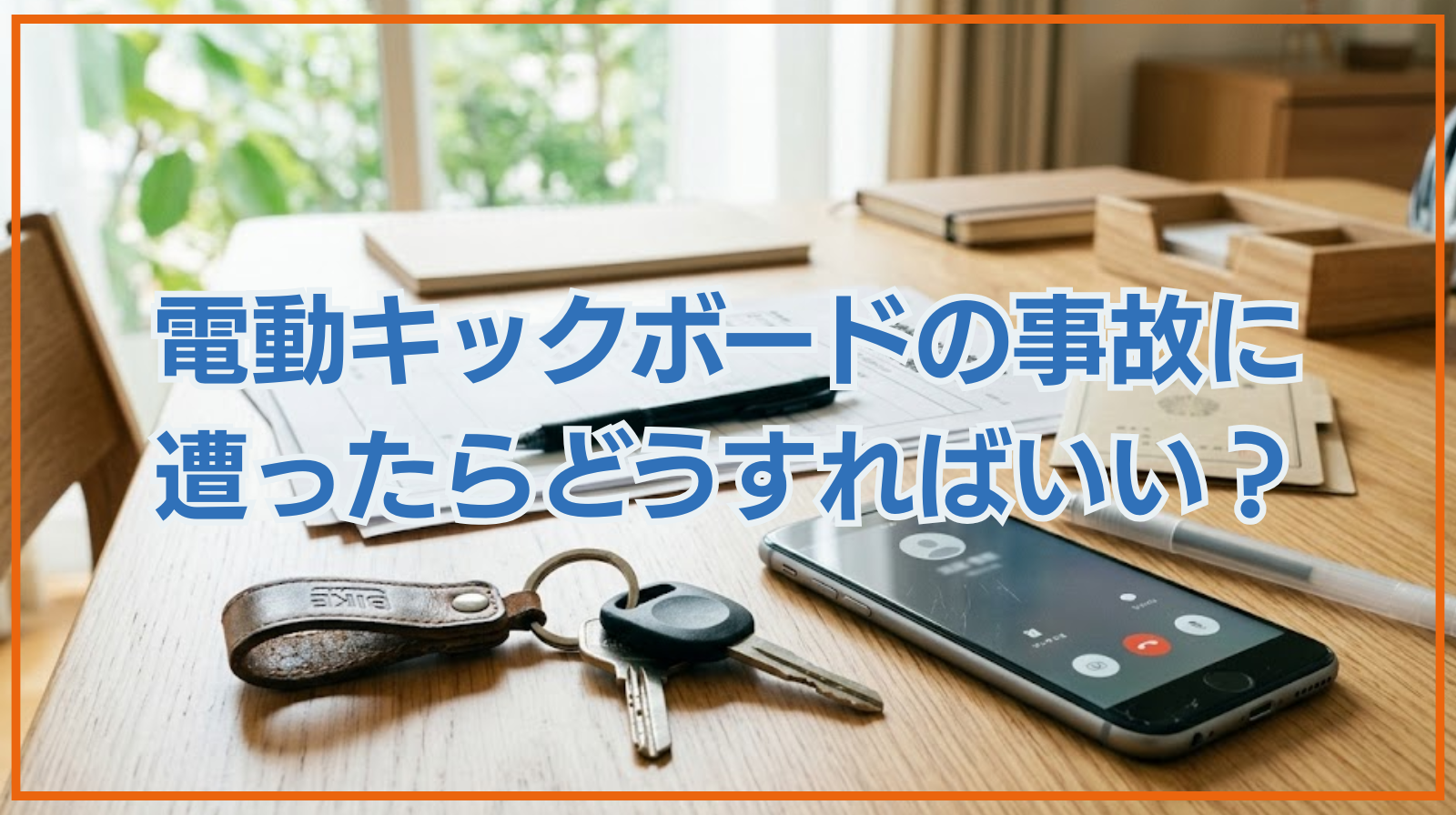 電動キックボードの事故に遭ったらどうすればいい？対処法を徹底解説