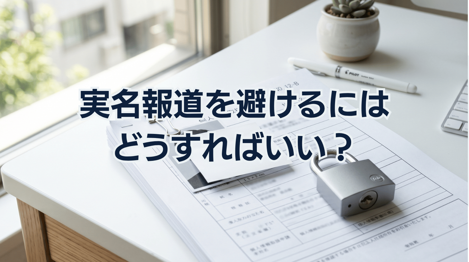実名報道を避けるにはどうすればいい？プライバシー侵害との関係は？