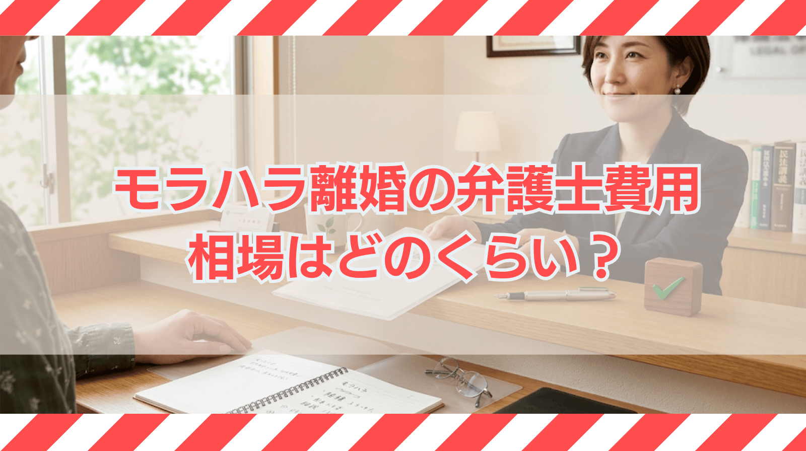モラハラ離婚を弁護士に依頼する場合の費用相場