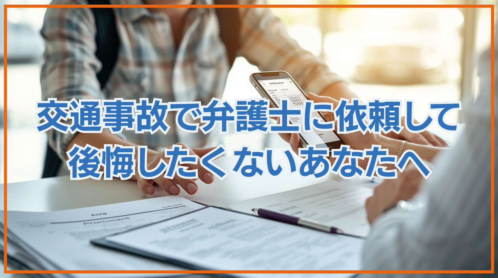 交通事故で弁護士に依頼して後悔したくないあなたへ【弁護士解説】