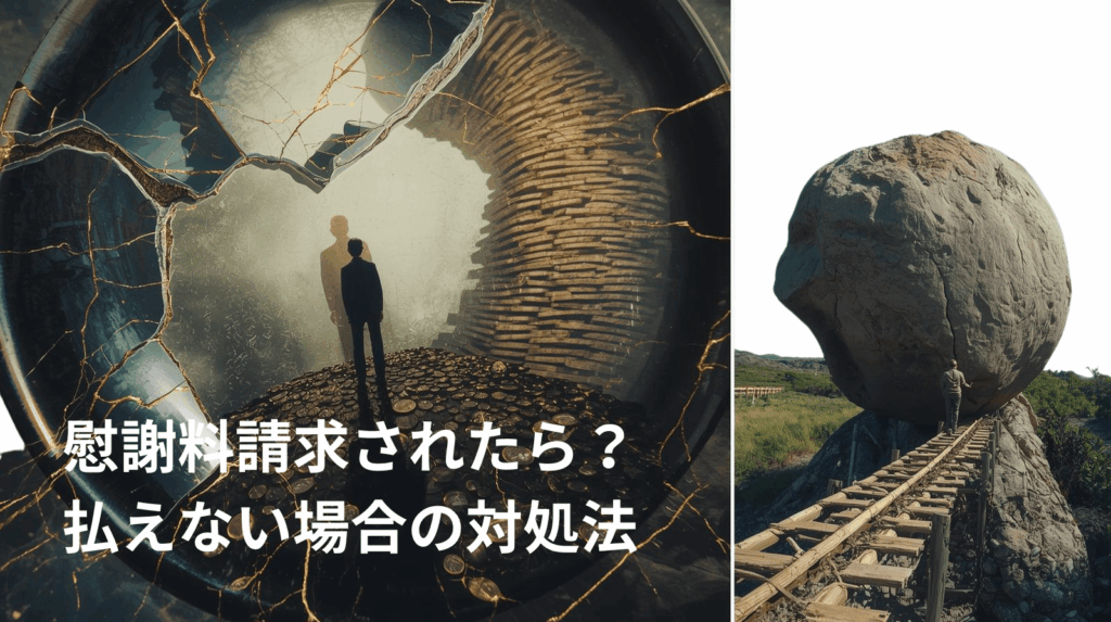 慰謝料請求されたのに払えない場合はどうなる？対処法とNG行為を解説