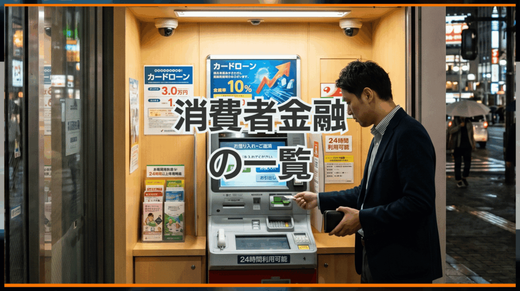 消費者金融の一覧