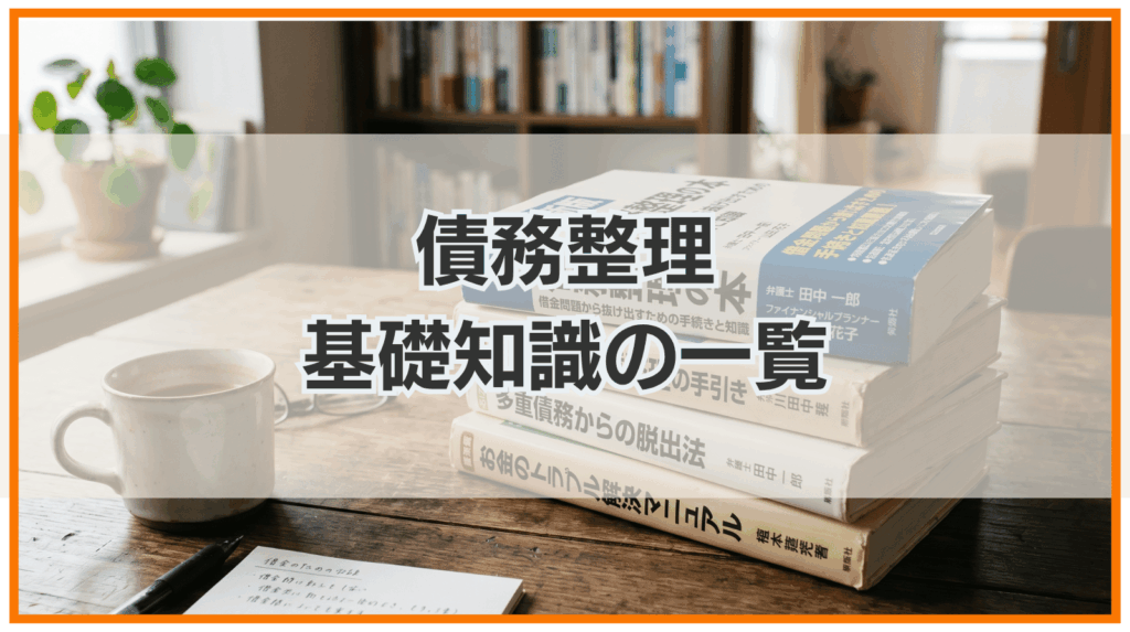 債務整理の基礎知識の一覧